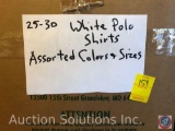 Polo Shirts in Assorted Sizes Approx. 25-30