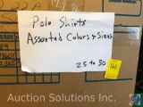 Polo Shirts in Assorted Sizes Approx. 25-30