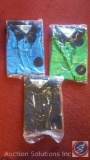 (6) Referee Shirts in Assorted Colors and Sizes {{New in Bags}}