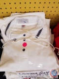 (11) Women's White Golf Shirts in Assorted Sizes