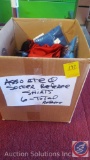 (6) Referee Shirts in Assorted Colors and Sizes