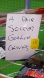 (4) Pair Soccer Goalie Gloves
