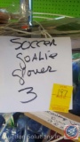(3) Pair Soccer Goalie Gloves