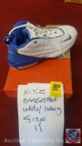 Nike Basketball Shoes White and Navy Size 11