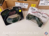 (7) Adams Gel Chin Straps in Dark Green
