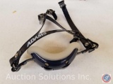 (5) Adams Gel Chin Straps in Navy Blue