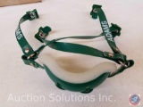 (8) Adams Gel Chin Straps in Green