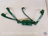 (8) Adams Gel Chin Straps in Green