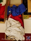 (6) Red, (7) Light Gray, (5) White, (11) Navy Blue Shorts in Assorted Sizes