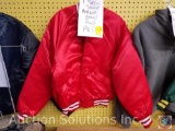 King Louie Red Satin Jacket Size M
