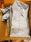 (4) Elbeco Button Down Umpire Shirts Assorted Sizes