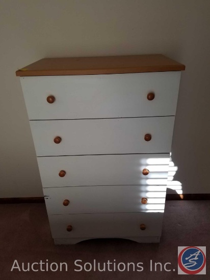 5 Drawer Dresser Measuring 28"X 17"X 44"