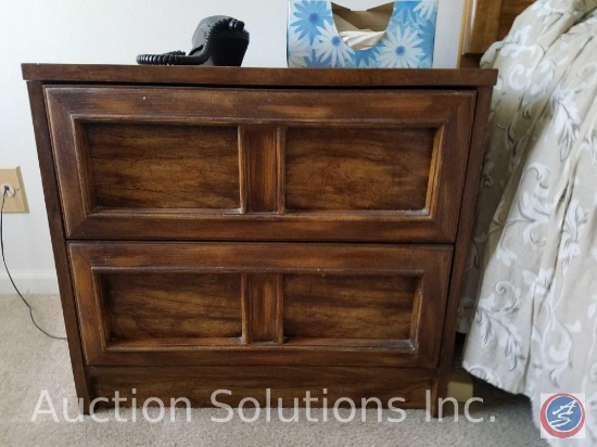 (2) 2 Drawer Night Stands Measuring 24"X 16"X 21"