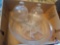 (2) Princess House Small Covered Serving Plate, (2) Bird Glass Platters