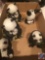 (2) Homco Master Piece Porcelain 1988 Pandas, (3) Pandas With No Markings