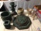 Nemadji Pottery Bowl, Pottery Bowl Marked Fankoma 235, Industrias Creativas Statue, Wall Hanging,