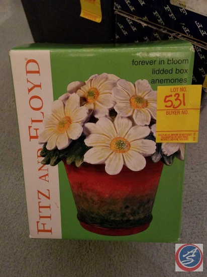 Fitz and Floyd Forever In Bloom Lidded {{In Original Box}}