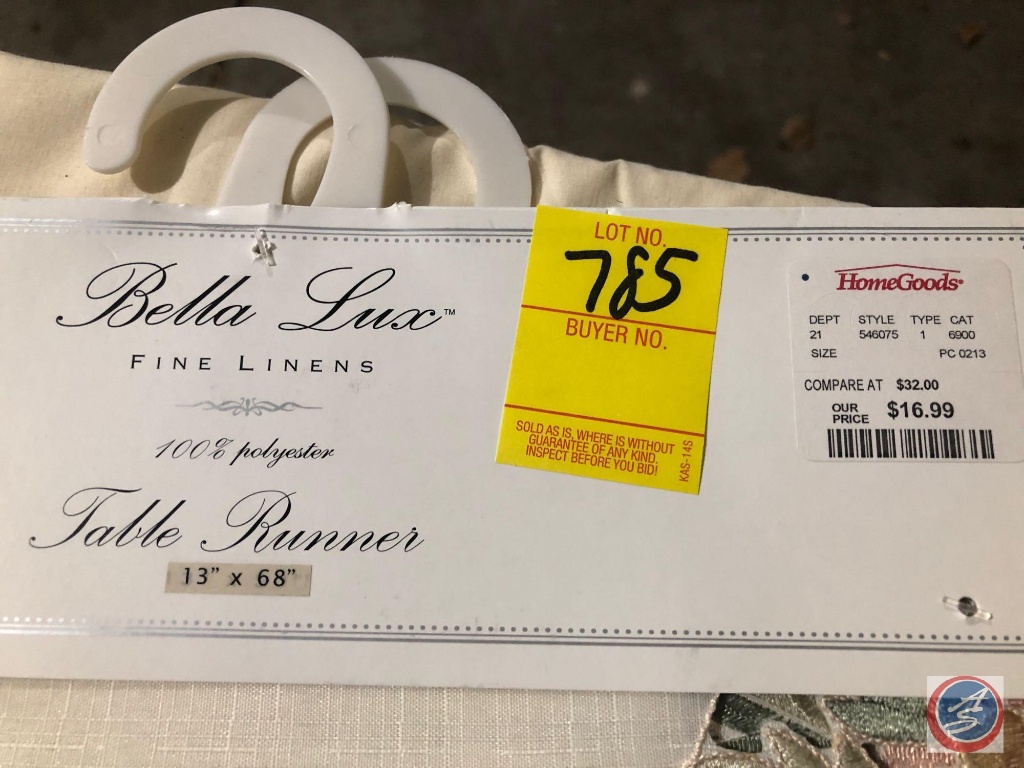 Bella Lux Fine Linens Table Runners And Place Mats Estate Personal Property Personal Property Online Auctions Proxibid