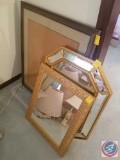 Gold Framed Mirror Measuring 20