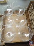 (6) Princess House Crystal Wine Glasses