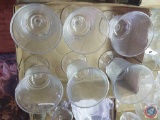 (6) Cut Glass Water Glasses