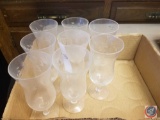 (8) Princess House Crystal Parfait Flutes