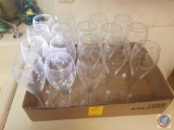 (17) Princess House Crystal Champagne Flutes