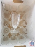 (21) Princess House Crystal Wine Glasses