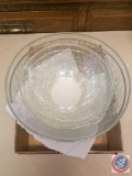 Set of (2) Small and (2) Large Glass Bowls