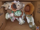 Fitz and Floyd Candle Holder, E Nesco Bunnies, More Bunnies