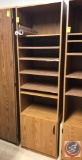 Shelving with Cabinet and 7 Shelves Measuring 20.25