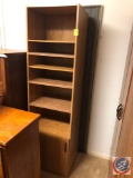 Shelving with Cabinet and 6 Shelves Measuring 20.25