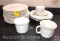 CorningWare Soup Mugs, Casual Setting Dessert Bowls, Soup Bowls, Dinner Plates
