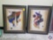 (2) Framed Prints Measuring 32