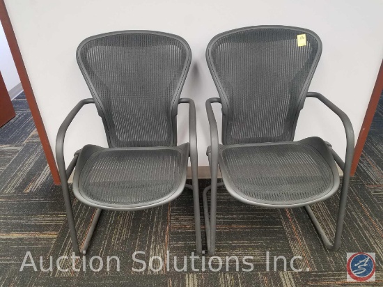 (2) Herman Miller Chairs Measuring 38"