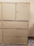 Herman Miller Metal Filing Cabinet with 3 Drawers and Cabinet {{NO KEY}} Measuring 42