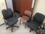 (2) Sit On It Rolling Adjustable Chairs and HON Chair