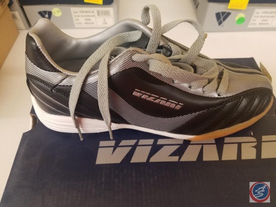 Vizari Vitoria Indoor JNR Black/Silver 4 1/2 US