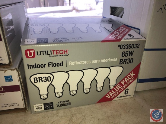 6 Pack of UtiliTech Indoor Flood Lights BR30