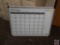 Dry Erase calendar board 36 x 48