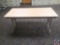 60 inch x 30 inch folding table (sold times the money)