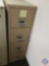 Victor Fireproof 4 drawer file cabinet w/key