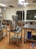 Hobart Commercial Mixer A-200, Meat Head, Aerohot Table on Wheels 24