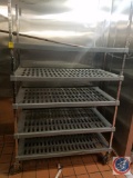 Amco 5 Tier NSF Composite Shelving on Wheels 48