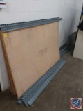 2 four shelf sections of storage rack 48 x 72 x 84 inches high sold times the money