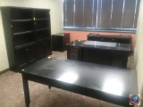 Martin Home Furnishings Executive Office Suite including conference table, Executive Desk, Credenza,