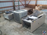 Assorted non-working HVAC Units.