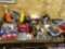 Assortment of office supplies and hardware