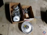Assorted hub caps and centers