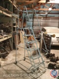 6' Rolling Warehouse Ladder